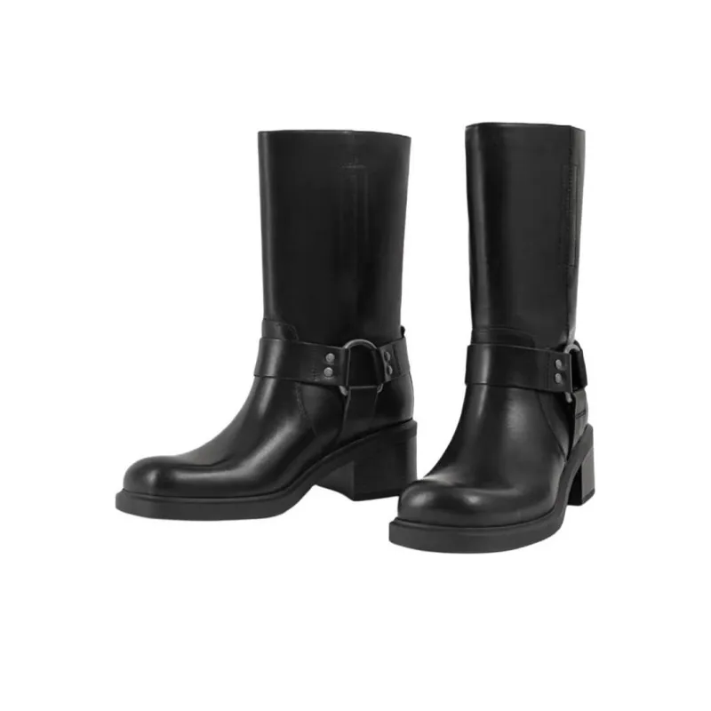 VAGABOND SHOEMAKERS Knee-high Boots 5.7cm Women's Black-3