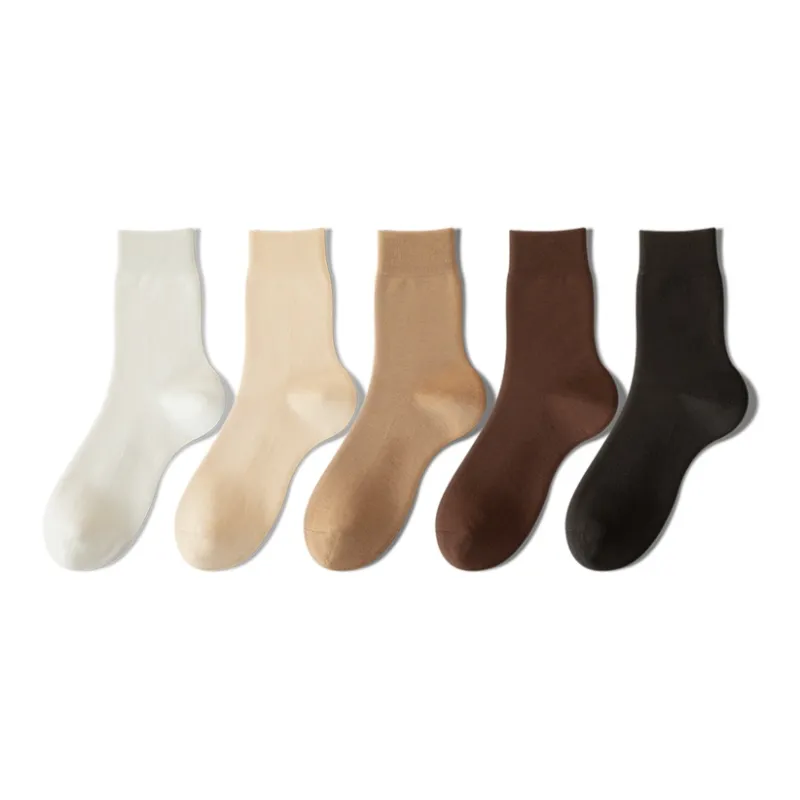 YINSHILIANGPIN Mid Calf Socks Women's 5 Pack-15