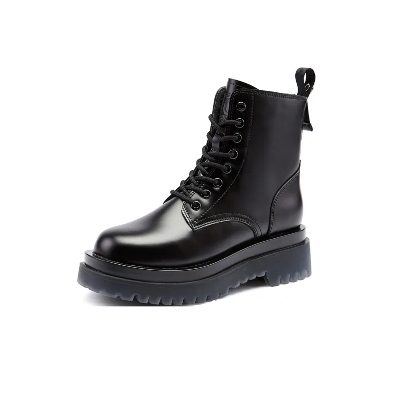 SMILEY Martin Boots Women's Black-3