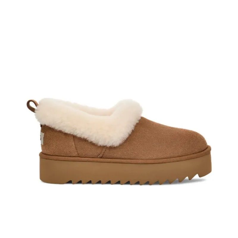 UGG Ankle Length Snow Boots Women's Brown-1