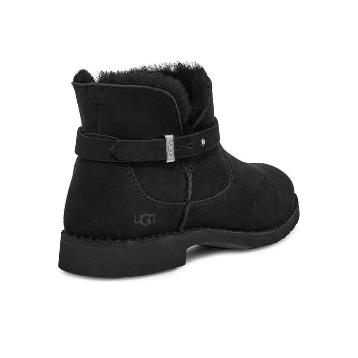 UGG Elisa Fleece Lined Snow Boots Black Women's-3