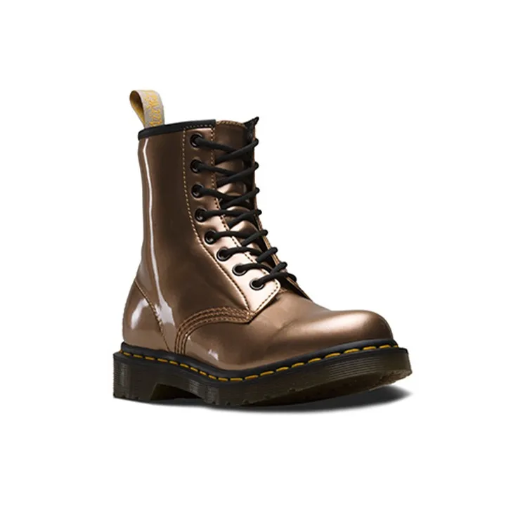 Dr. Martens Vegan 1460 Metallic Chrome 'Rose Gold' Women's-1