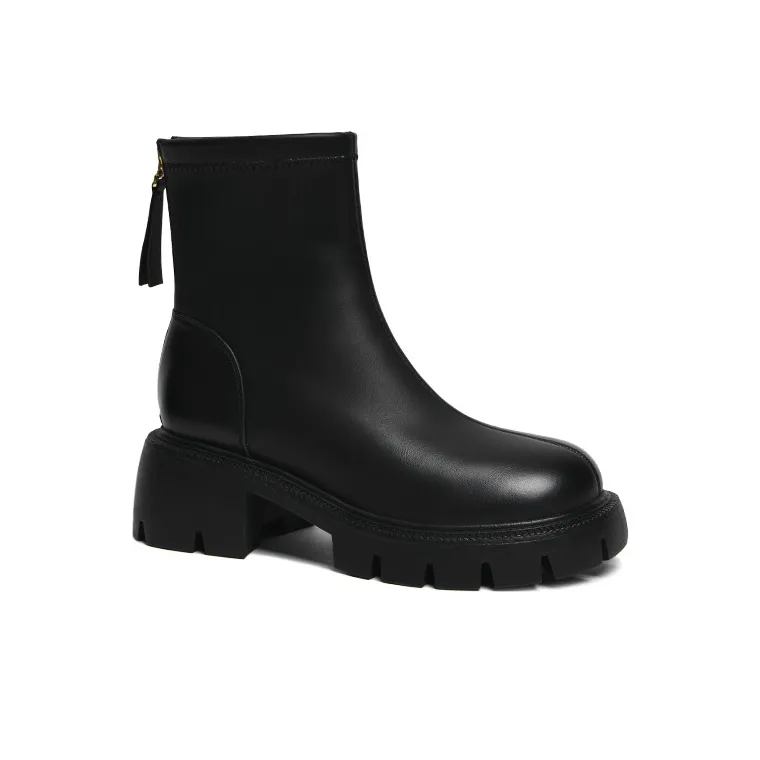 CAMEIDO Ankle Boots 5.5cm Women's Black-1