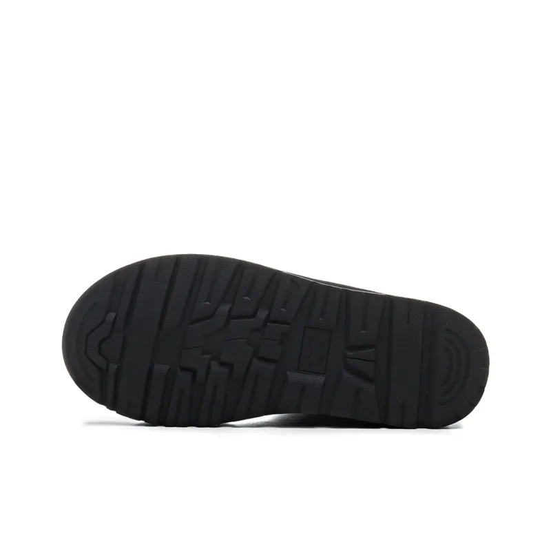 Warrior Warm And Wear Resistant Short Snow Boots Women's Black White-4