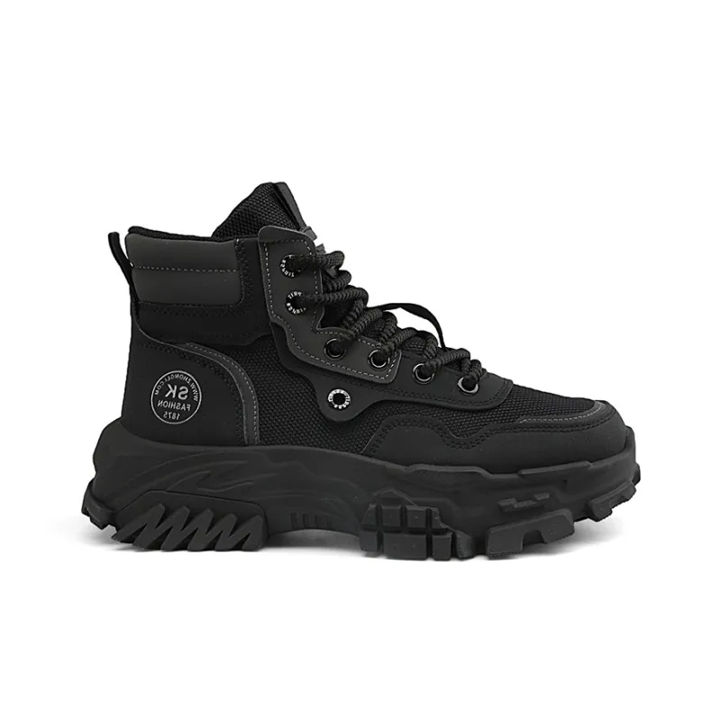 DM High-Top Vintage Platform Height Increasing Ankle Boots Martin Boots Men's-5