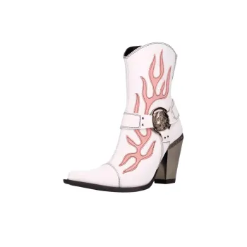 NEW ROCK Ankle Boots Women's Beige