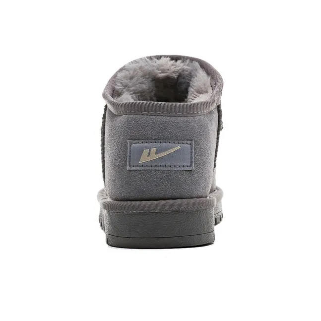 Warrior Warm Ankle Length Snow Boots Unisex Gray-3