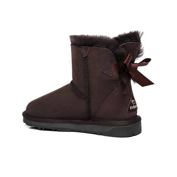 EVERAU Snow Boots Women's Chocolate-1