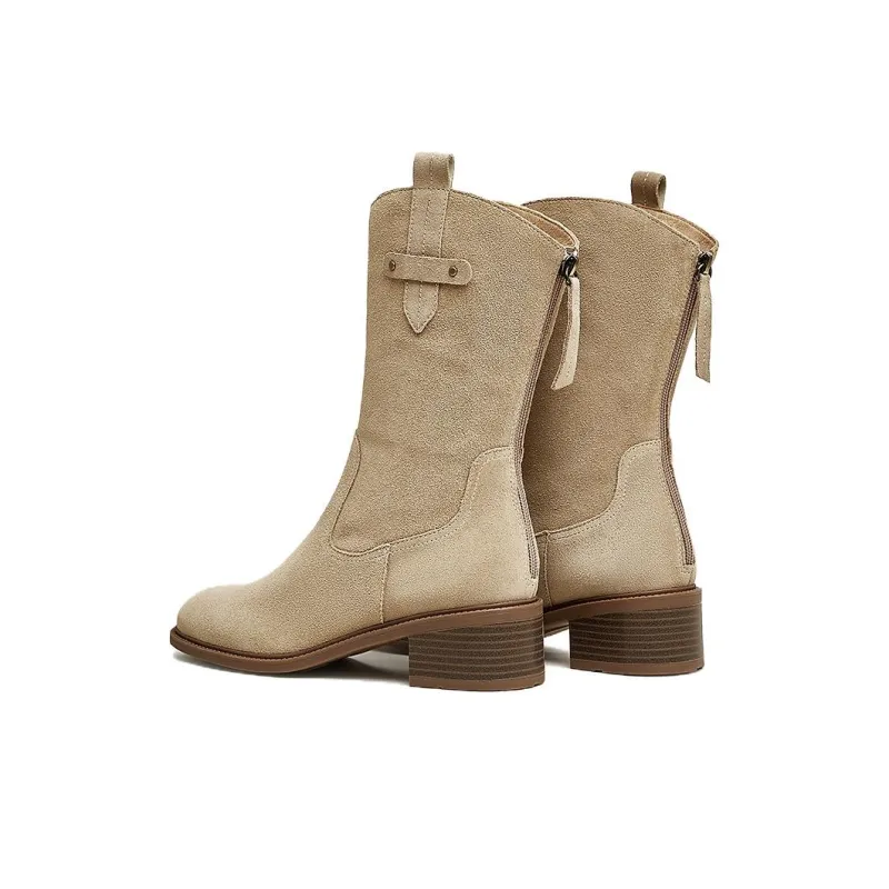 BATA Knee-high Boots 4.5cm Women's-1