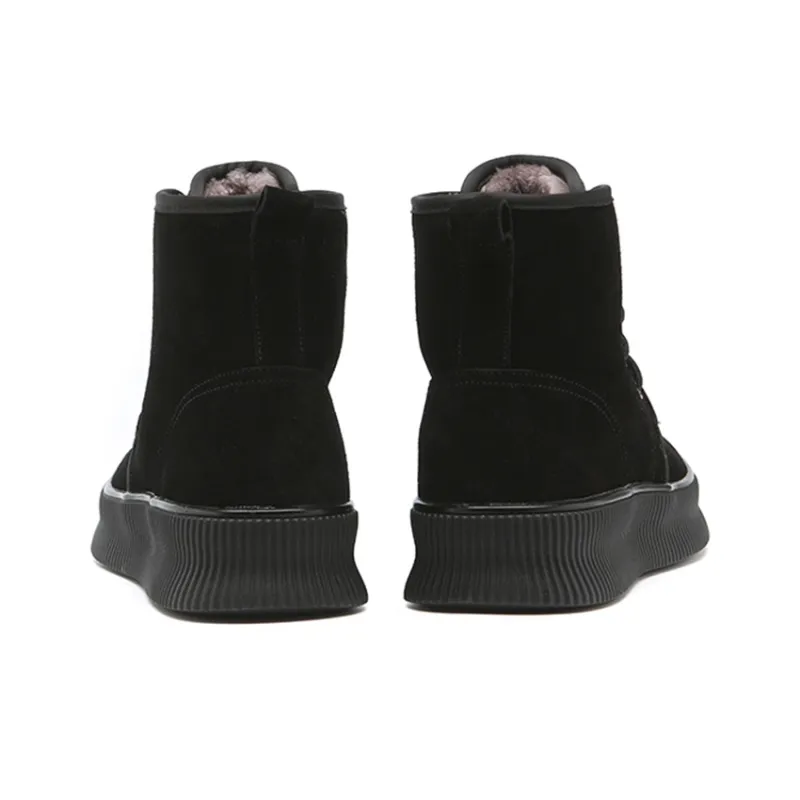 YEDANI Crew Snow Boots 4cm Men's Black-3