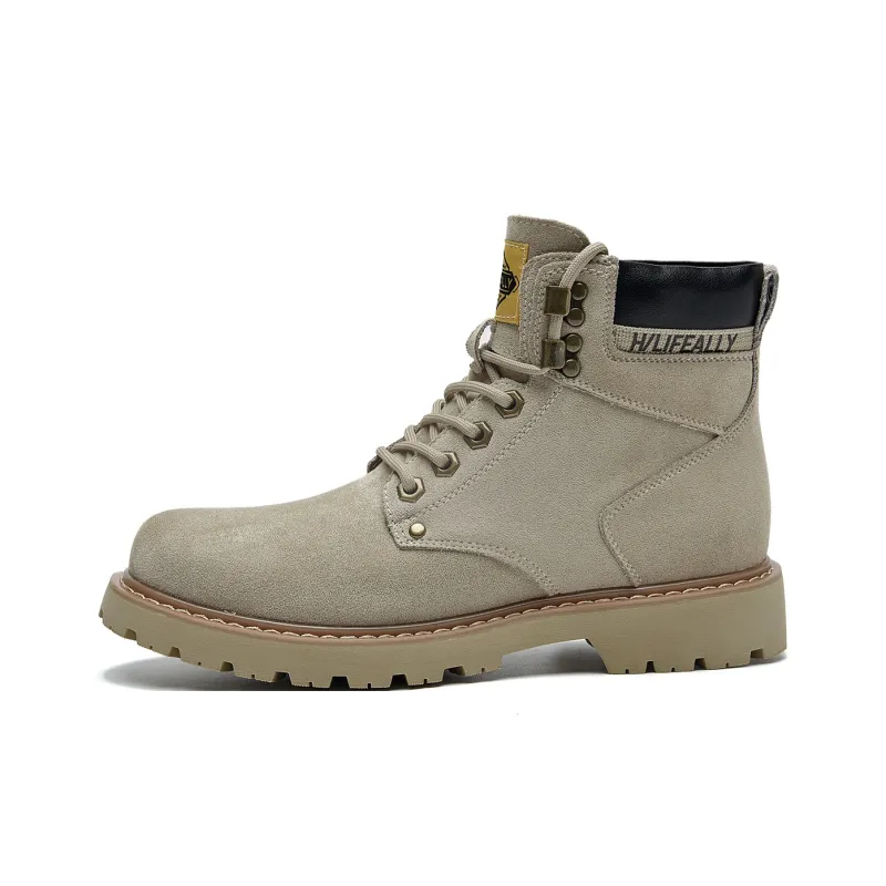 HLA Wear-Resistant Short Outdoor Boots 3.5cm Men's-32