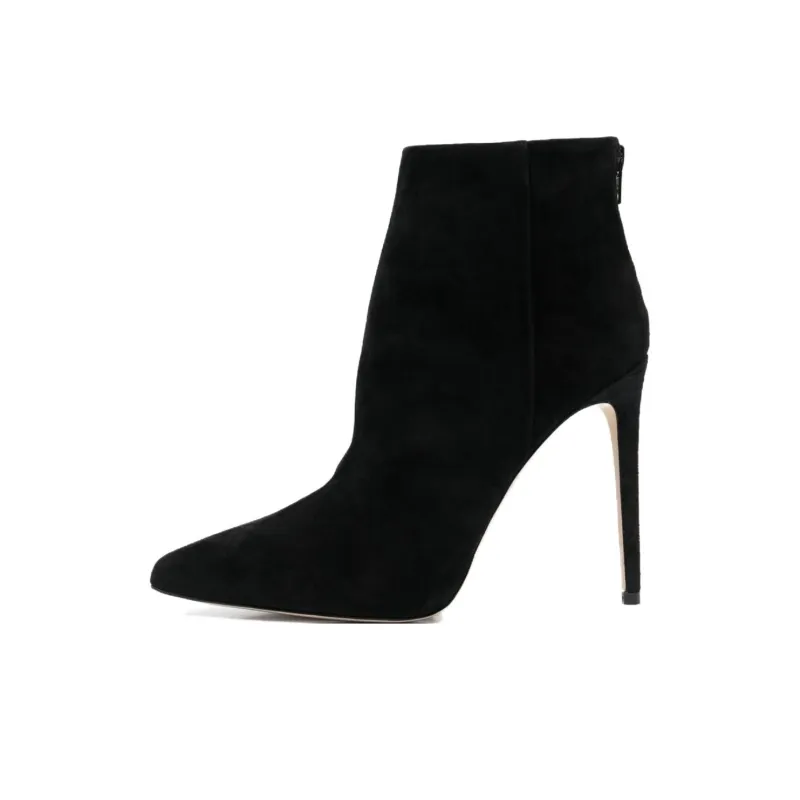 SCAROSSO X Brian Atwood Fabi Suede Ankle Boots Women's-0