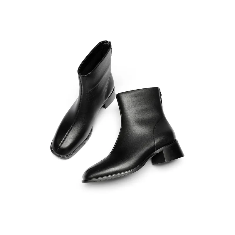GOLDLION Ankle Boots 4.5cm Women's Black-3