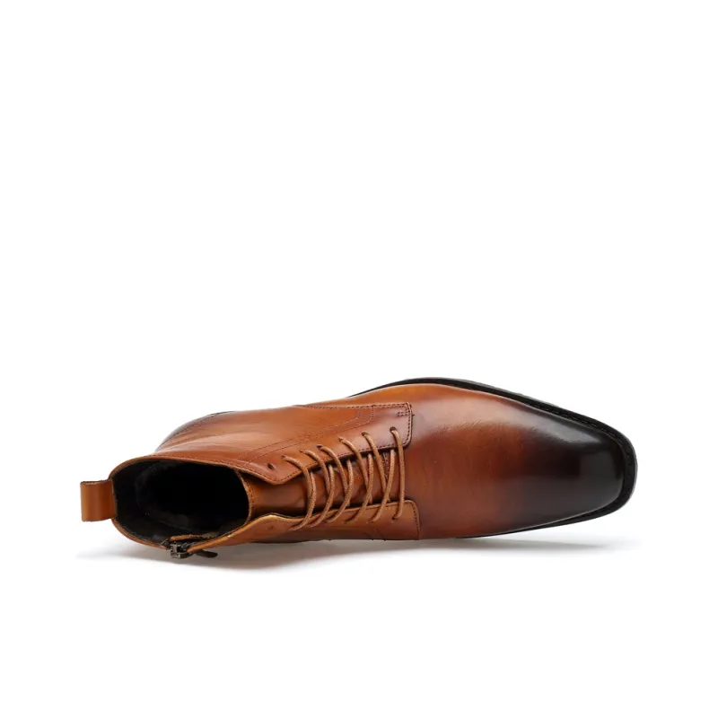 XIMO BULL Ankle Length Martin Boot 3cm Men's-12