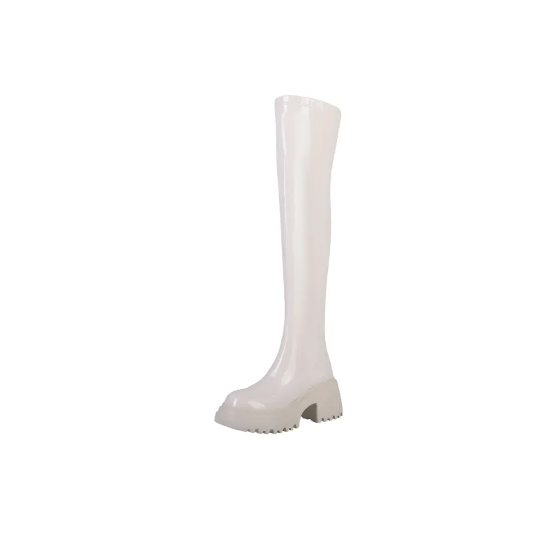 Five-nine Dan Seven Knee-high Boots 8cm Women's-1