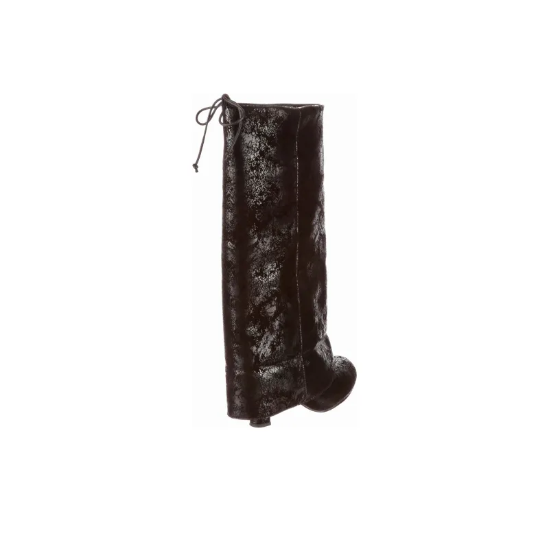 IRREGULAR CHOICE Final Cut Knee-high Boots 6cm Women's Black-2