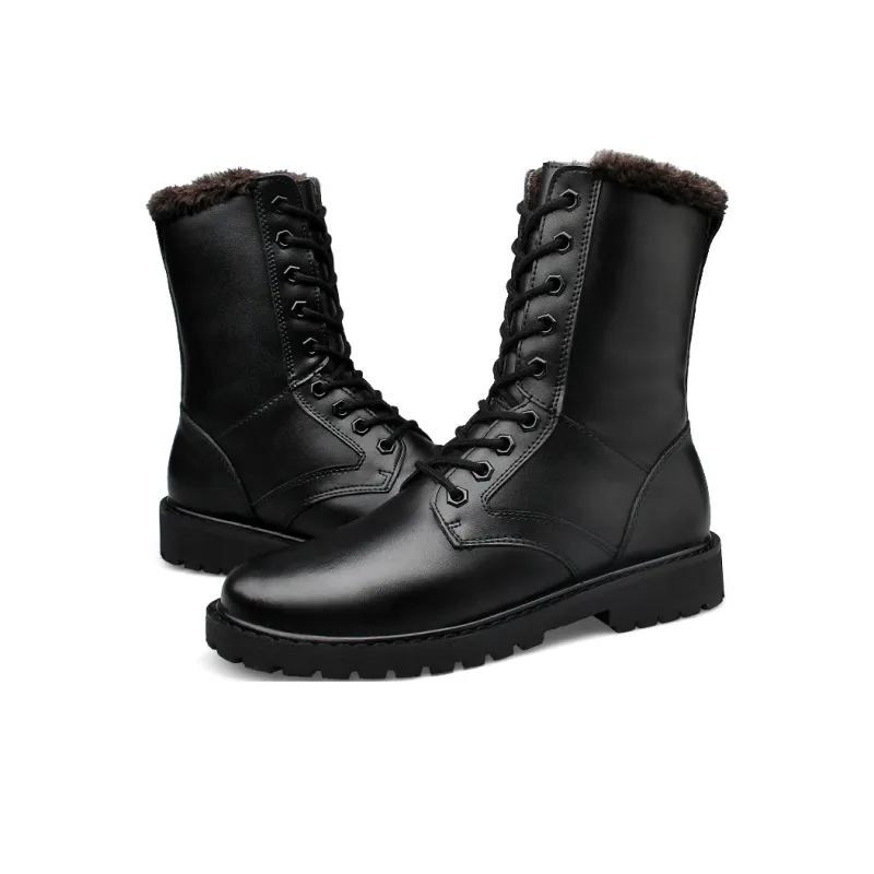 Bull Thunder Short Martin Boot Unisex Black-7