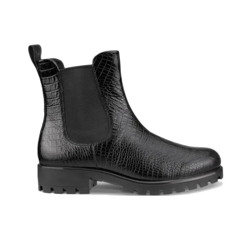 Ecco Modtray Short Chelsea Boots Women's Black-1