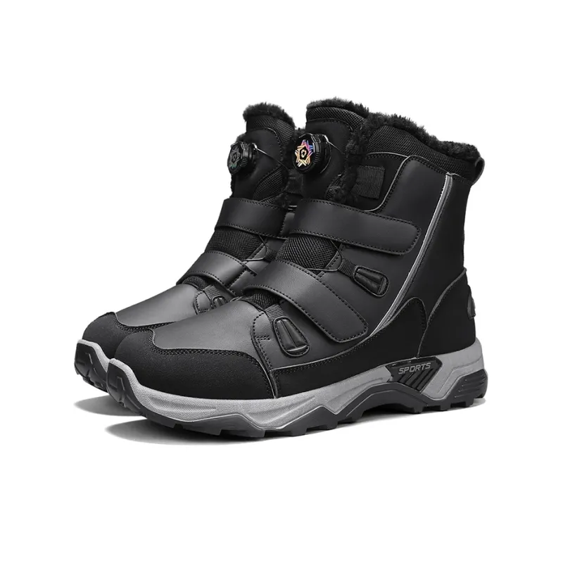 MUSNODO Thermal Waterproof Abrasion Resistant Coverage Short Snow Boots Unisex-2