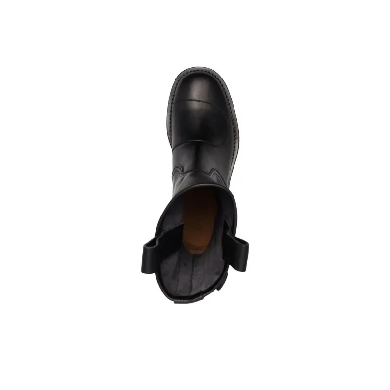 BUTTERO Elba Leather Mid calf Boots-2