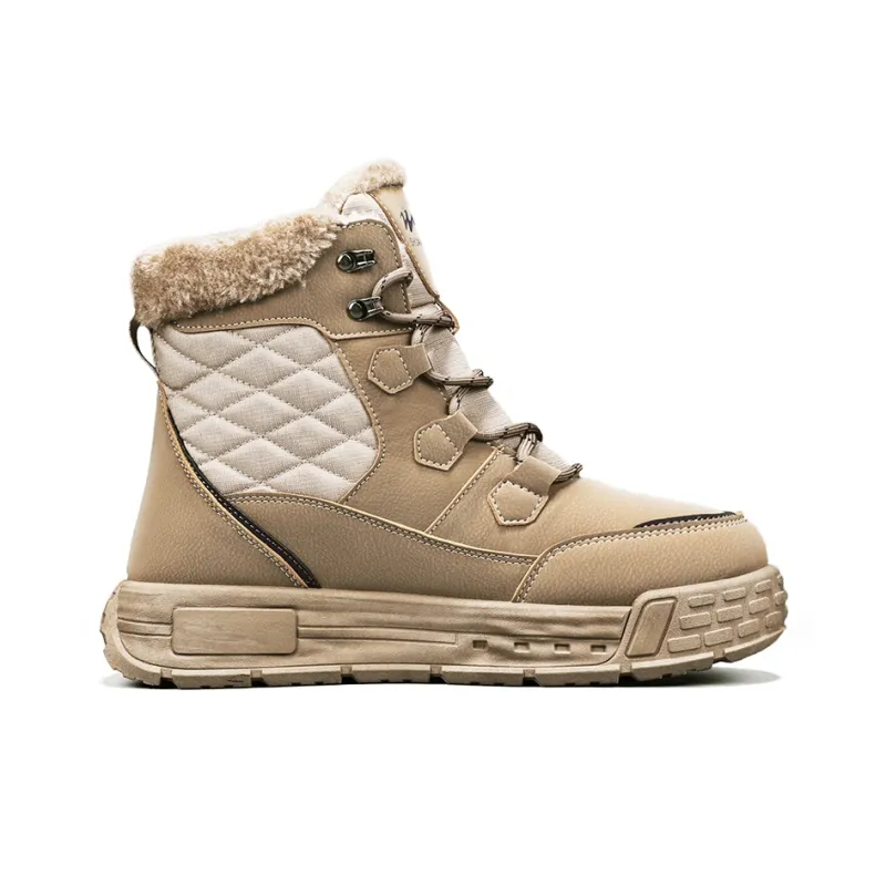 Binary Warm Wear Resistant Height Increasing Short Martin Boot Men's Khaki-1