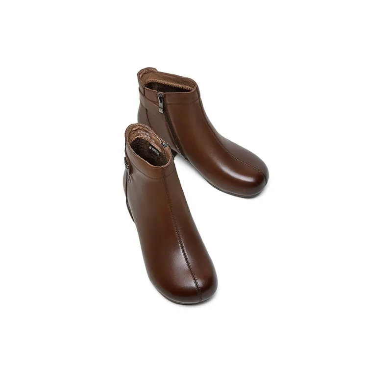 HANG TEN Ankle Boots Women's Black/New Brown-13