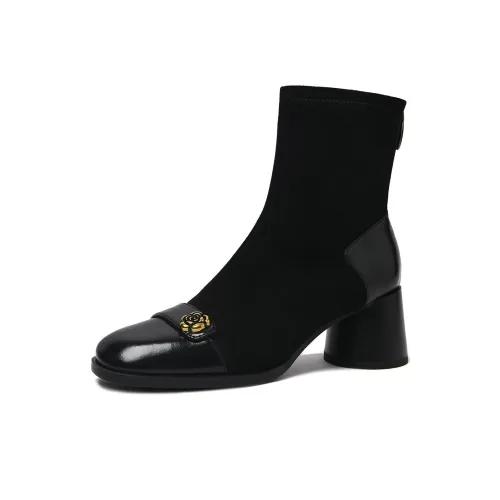 CAMEIDO Ankle Boots Women's Black