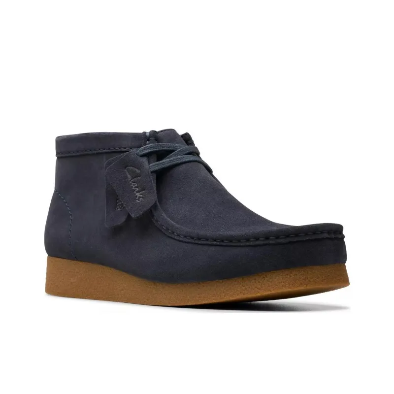 Clarks Originals Wallabee Evo Boot Navy Suede Women's-2