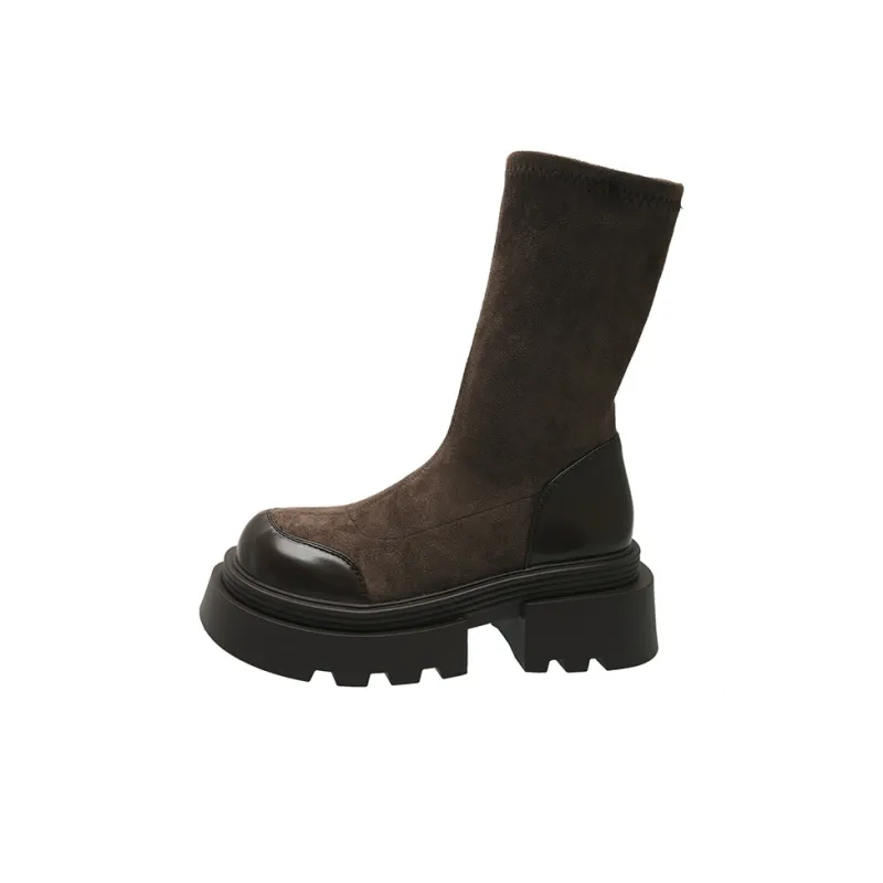 Take The Qin Ankle Boots 6.5cm Women's Black-5