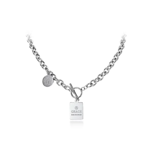 ROGA Titanium Steel Necklaces Unisex