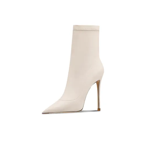 Suyymakk Ankle HILFIGER Boots Super High Heel Women's Ecru