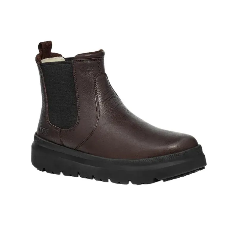 UGG Burleigh Chukka Short Chelsea Boots Men's Brown-1