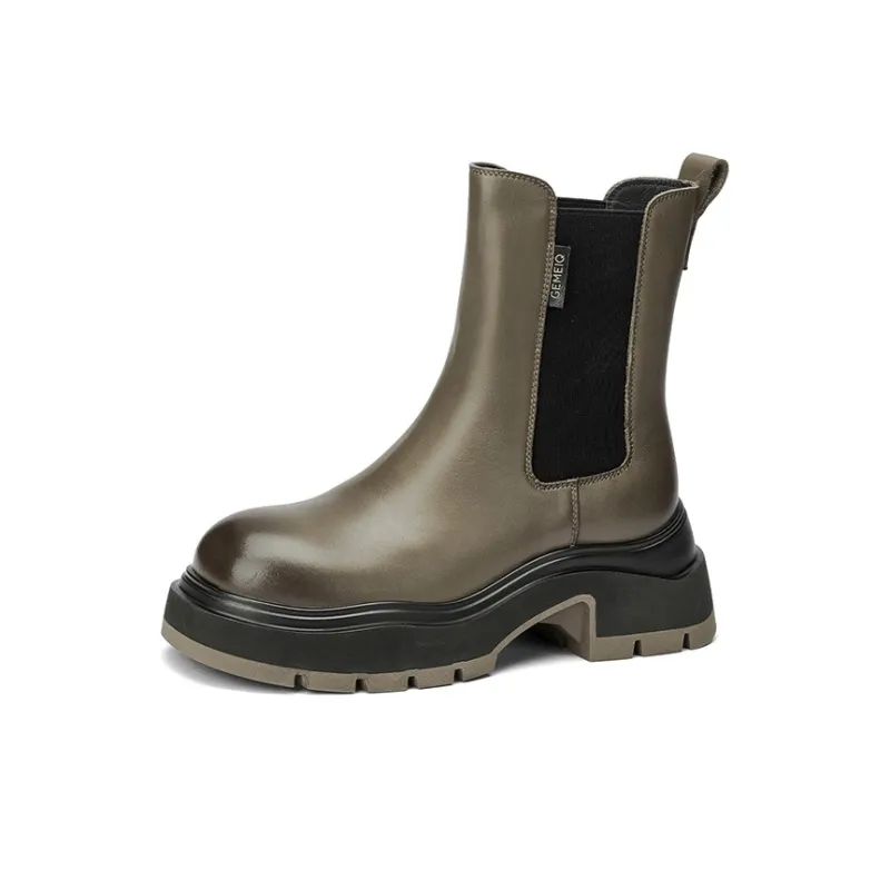 GEMEIQ 15cm Chelsea Boots 6.5cm Women's-4