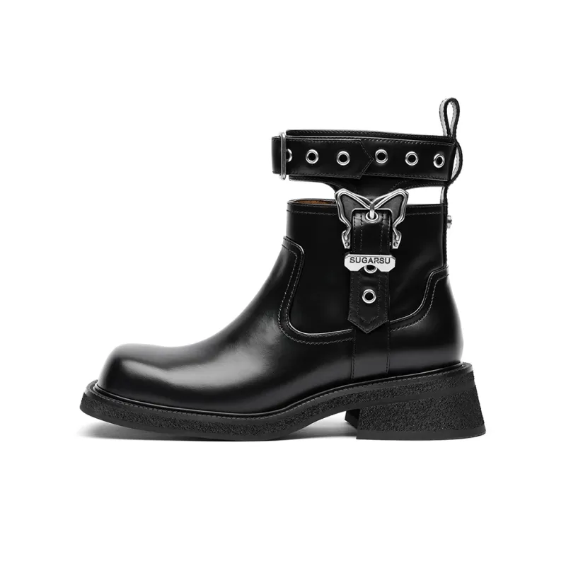 SUGARSU Ankle Boots 4.5cm Women's Black-0