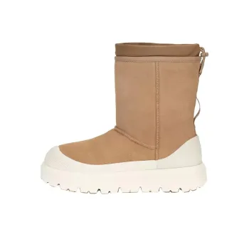 UGG Warm And Wear Resistant Crew Snow Boots Men's Brown White