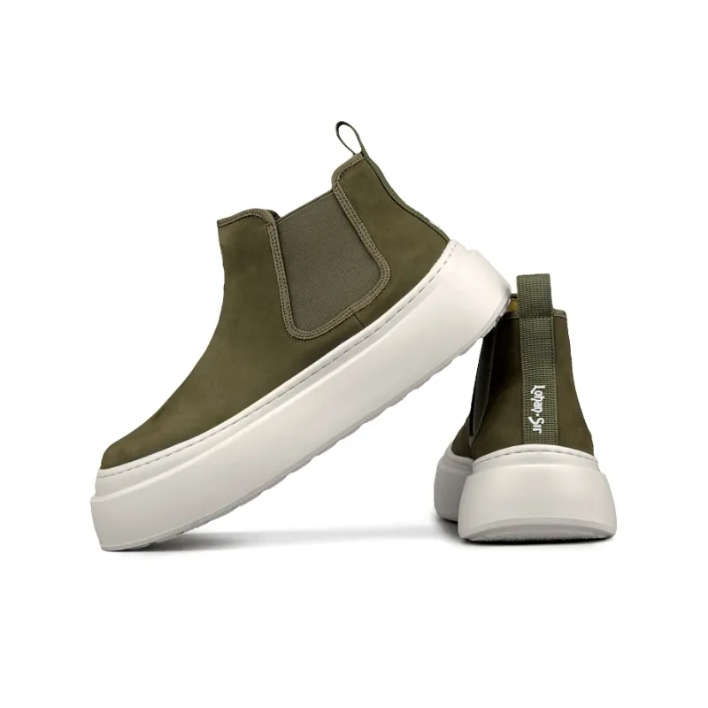 LOHAN·SIR Short Chelsea Boots Platform Men's-2