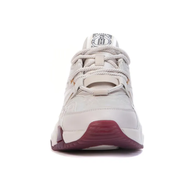 GUGONG·BAOYUNLOU x LiNing 001 Journey Anti Slip Wear Resistant Low Top Sports Casual Shoes Women's Gray Purple-3