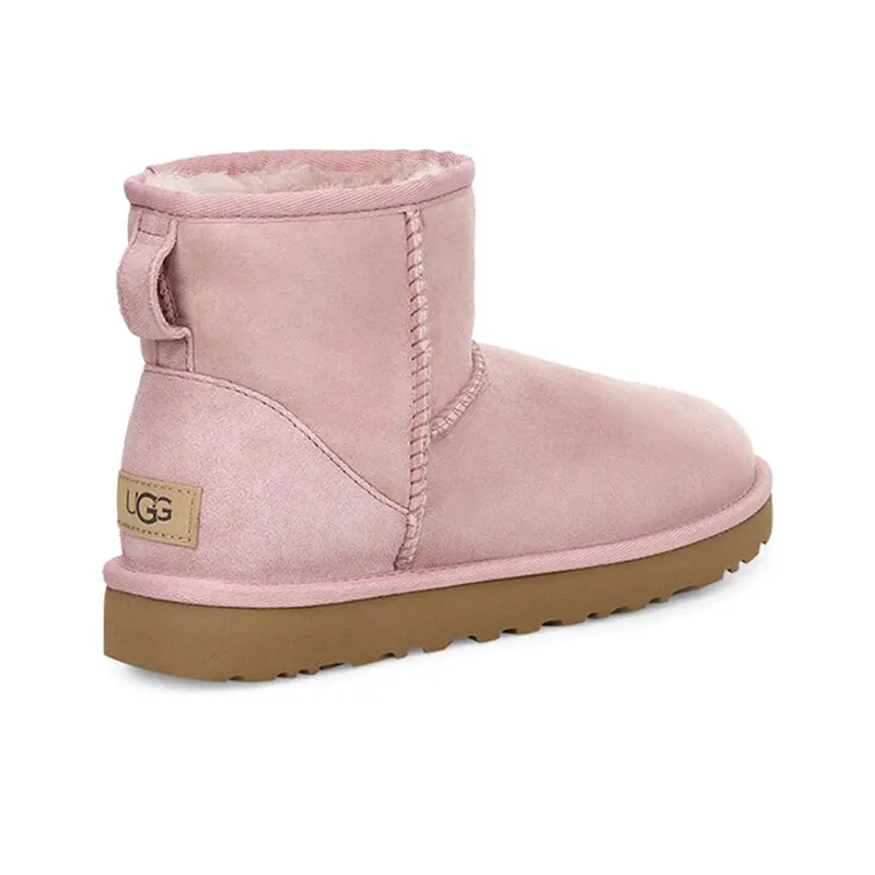 UGG Classic Mini Ii Fleece Lined Pink Women's-3