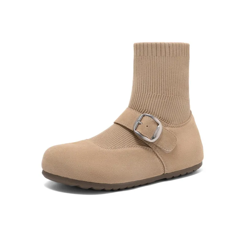 BELLE Ankle Boots 3cm Women's Gray-6