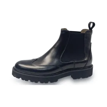 ANTONIO BAREZZI Short Chelsea Boots Men's Black