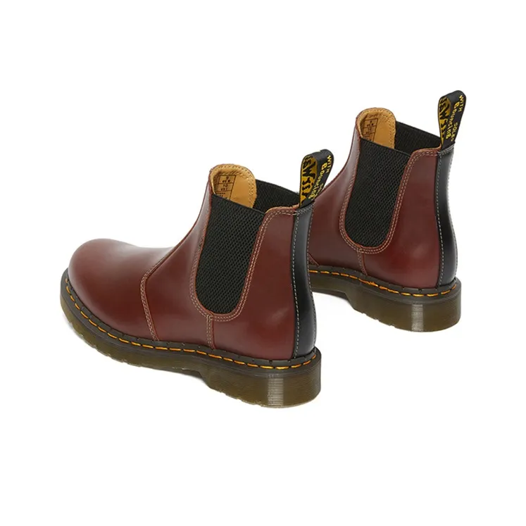 Dr.Martens 2976 Abruzzo Leather Chelsea Boots 'Brown Black'-2
