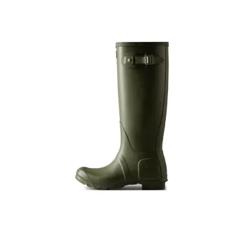 HUNTER Abrasion Resistant Thermal Slip Resistant Rain Boots Women's Green