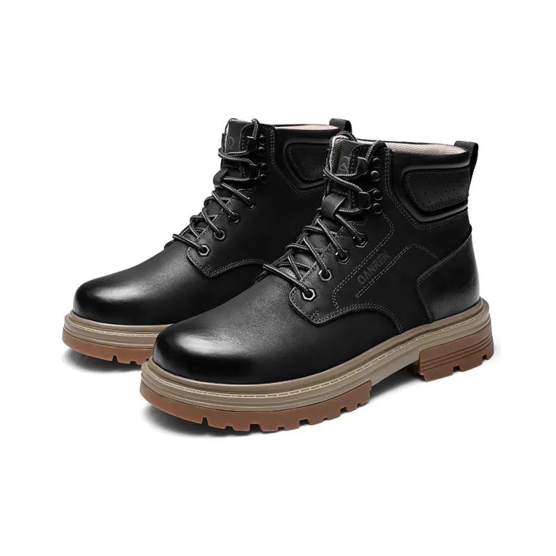 Strongman 3515 Martin Boot Men's Black Khaki-2