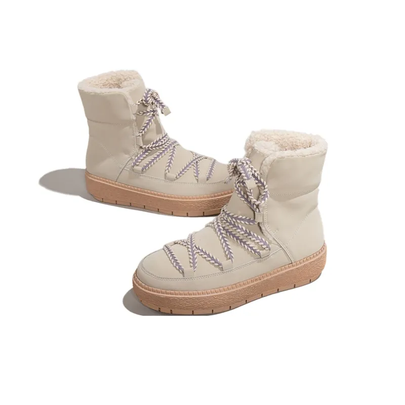 BESTFEEL Warm Slip-Resistant Short Snow Boots Women's-12