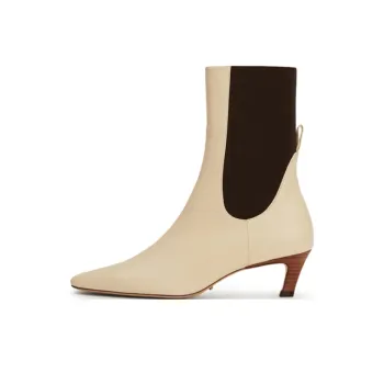Tony Bianco Short Chelsea Boots 5cm Women's Beige