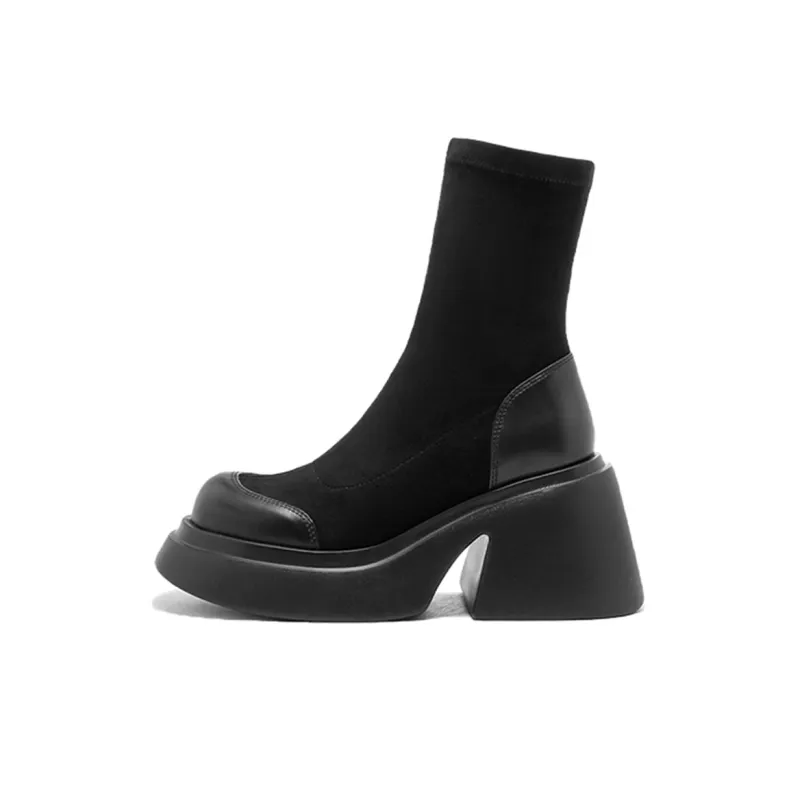 Earl Cat Ankle Boots Women's Black/Brown-0