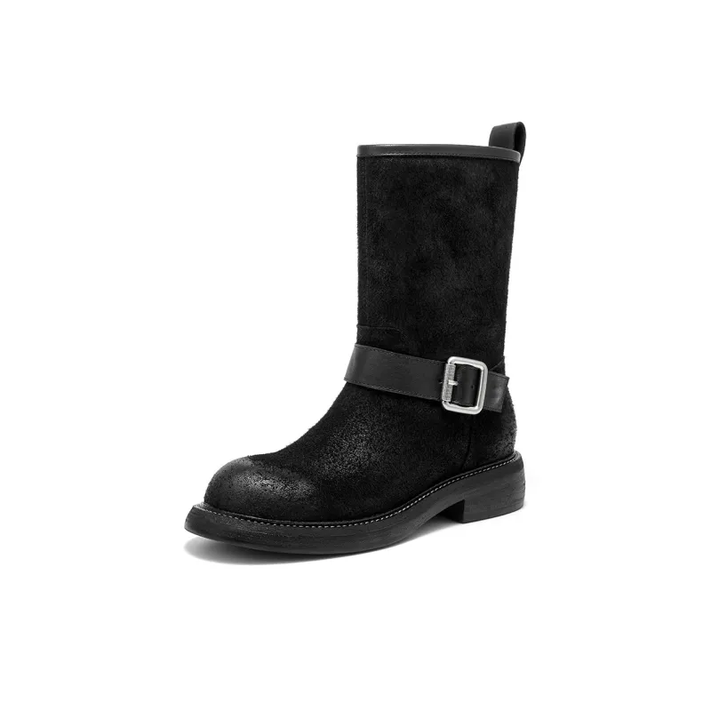 Beau Today Ankle Boots Women's Black/Coffee-5