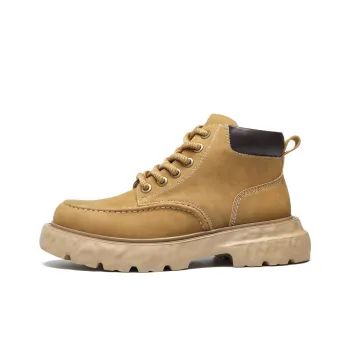 MILLIE'S Short Martin Boot Men's Yellow Brown