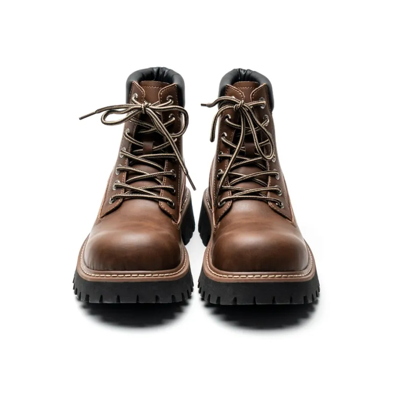 Mule Donkey Martin Boot Unisex Brown-5