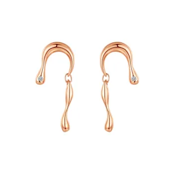 Nine Music S925 Silver Earrings Women's